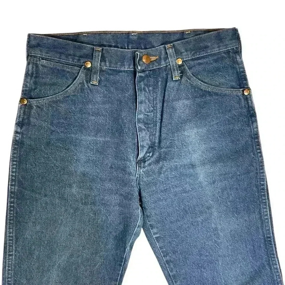 Vintage High Waist 100% Cotton Women’s Wrangler Jeans Denim Size  31x29 - Picture 2 of 6